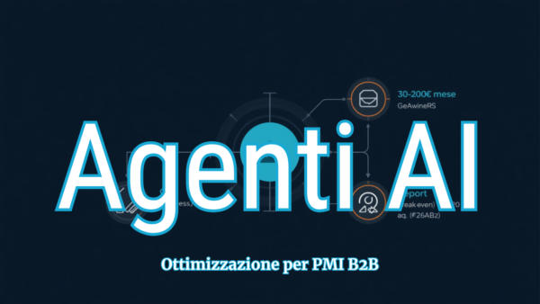 Agenti AI per PMI B2B: schema del flusso da lead a decisione