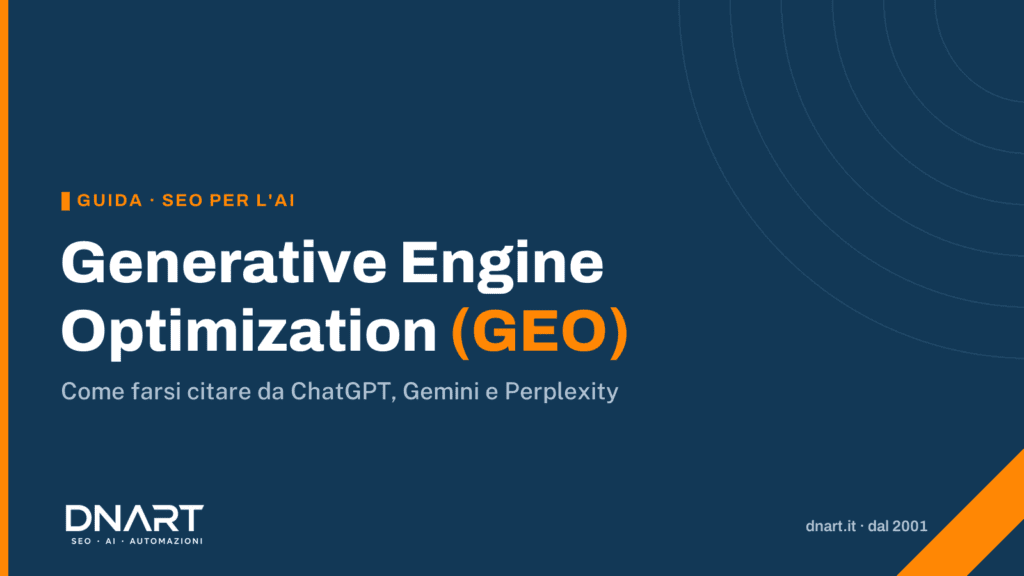 Generative Engine Optimization (GEO): farsi citare dall’AI