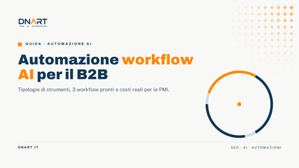 Automazione workflow AI per il B2B — guida DNArt